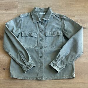 Anine Bing Cameron top in Army Green XS